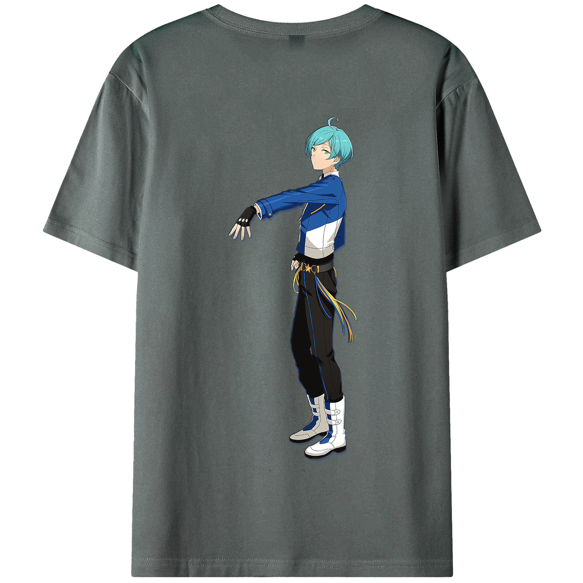 （画像用） あんさんぶるスターズ! Ensemble Stars 綿100％半袖Tシャツ（背面プリント）